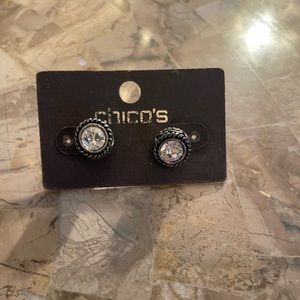 Chico’s Rhinestone Stud Earrings